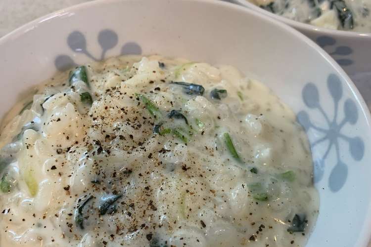在宅ワーク飯 お手軽ミルク粥 レシピ 作り方 By キョンとミオのおかん クックパッド 簡単おいしいみんなのレシピが374万品