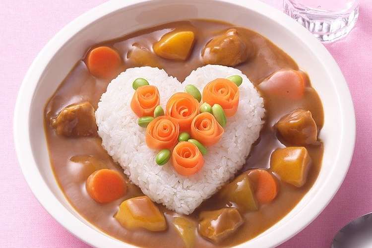 ブーケのハートカレー レシピ 作り方 By ハウス食品株式会社 クックパッド 簡単おいしいみんなのレシピが349万品