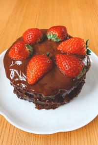 かみなりケーキ（チョコレートケーキ）