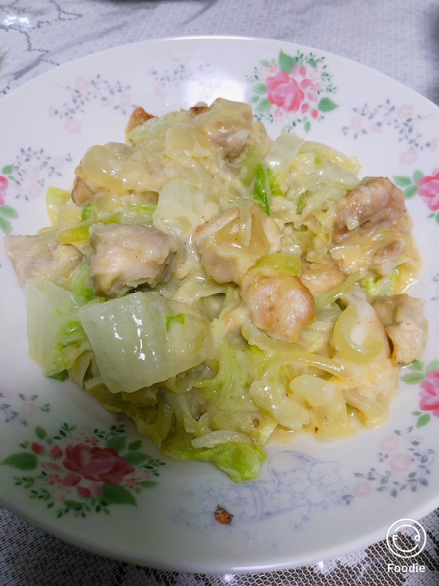 白菜とチキン簡単クリーム煮( ´ч` )の画像