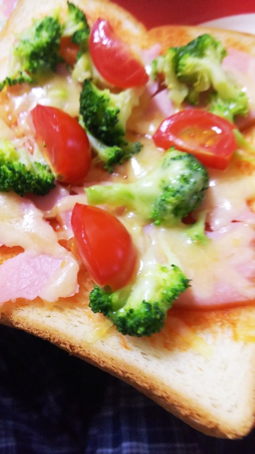 簡単＆美味しい！！ピザ風トーストの画像