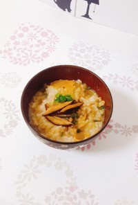 生米から作る中華粥