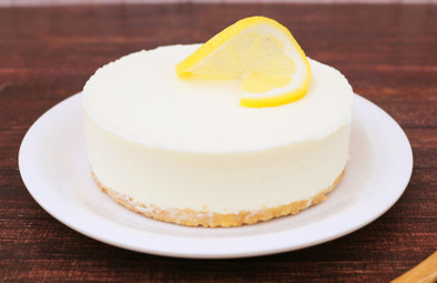 レモンレアチーズケーキの写真