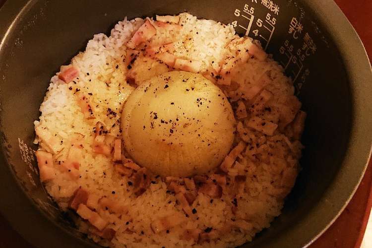 まるごと新玉ねぎの炊き込みご飯 レシピ 作り方 By ひよこまめ52 クックパッド 簡単おいしいみんなのレシピが352万品