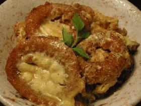 格安オニオンリング丼