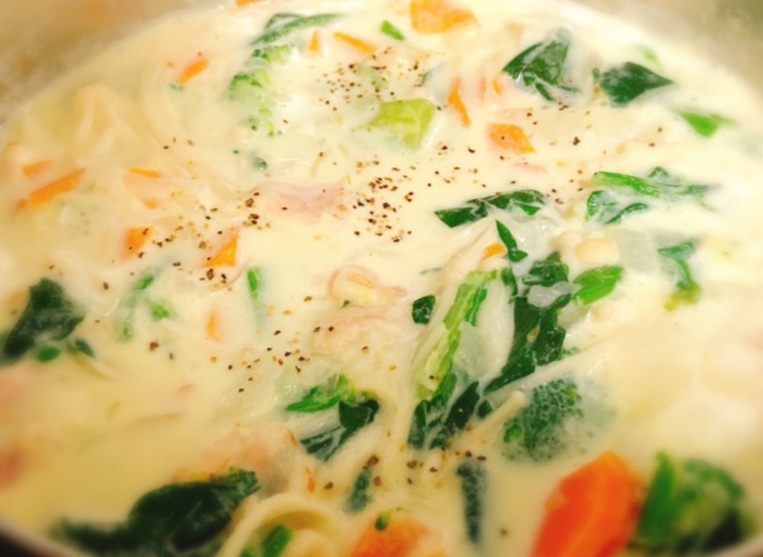 野菜たっぷり！豆乳スープでダイエット♡