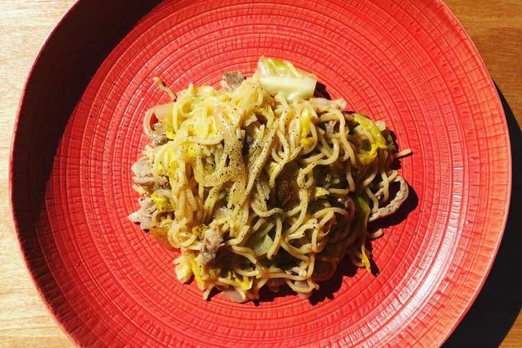 簡単 春キャベツの塩レモン焼きそば レシピ 作り方 By ルイズキッチン クックパッド