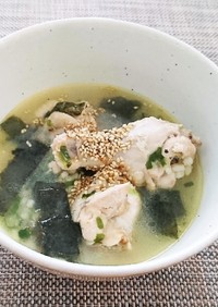 リピ簡単で体が喜ぶ簡単参鶏湯スープ