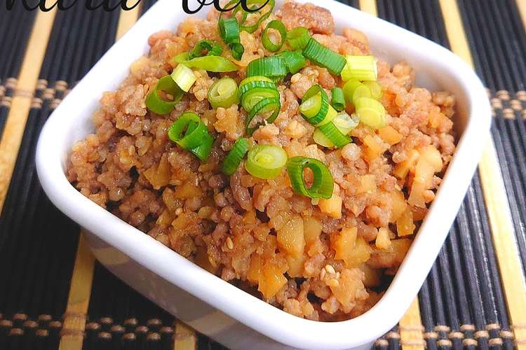 作り置きにも ご飯が進む たけのこ肉味噌 レシピ 作り方 By からあげビール クックパッド 簡単おいしいみんなのレシピが357万品