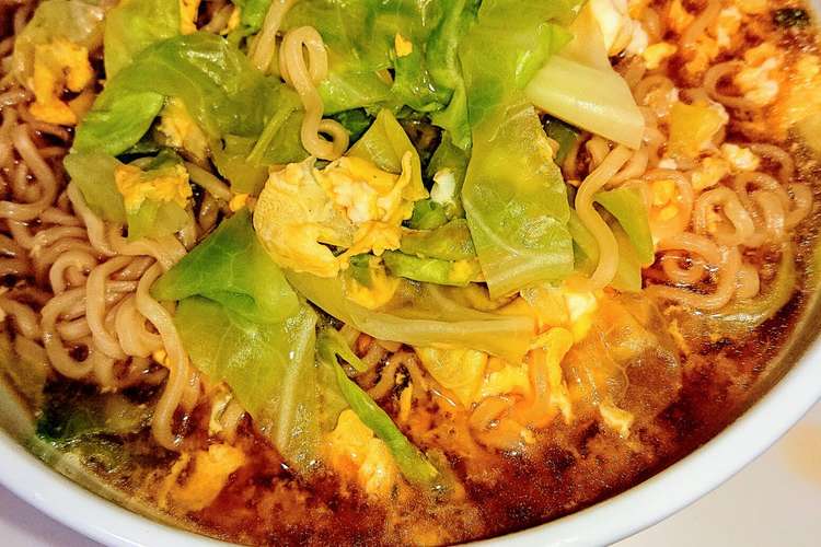 インスタントラーメン醤油味 簡単アレンジ レシピ 作り方 By むくふぇれ クックパッド 簡単おいしいみんなのレシピが361万品