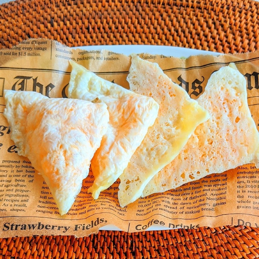 スライスチーズのクルトンの画像