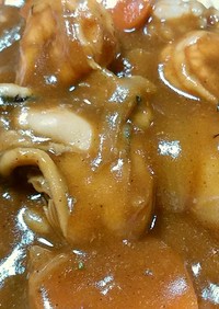 牡蠣とエビのシーフードカレー