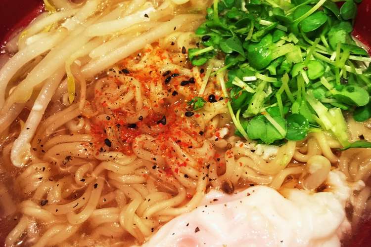 スープは混ぜるだけ 簡単濃厚醤油ラーメン レシピ 作り方 By 1口コンロくん クックパッド 簡単おいしいみんなのレシピが360万品