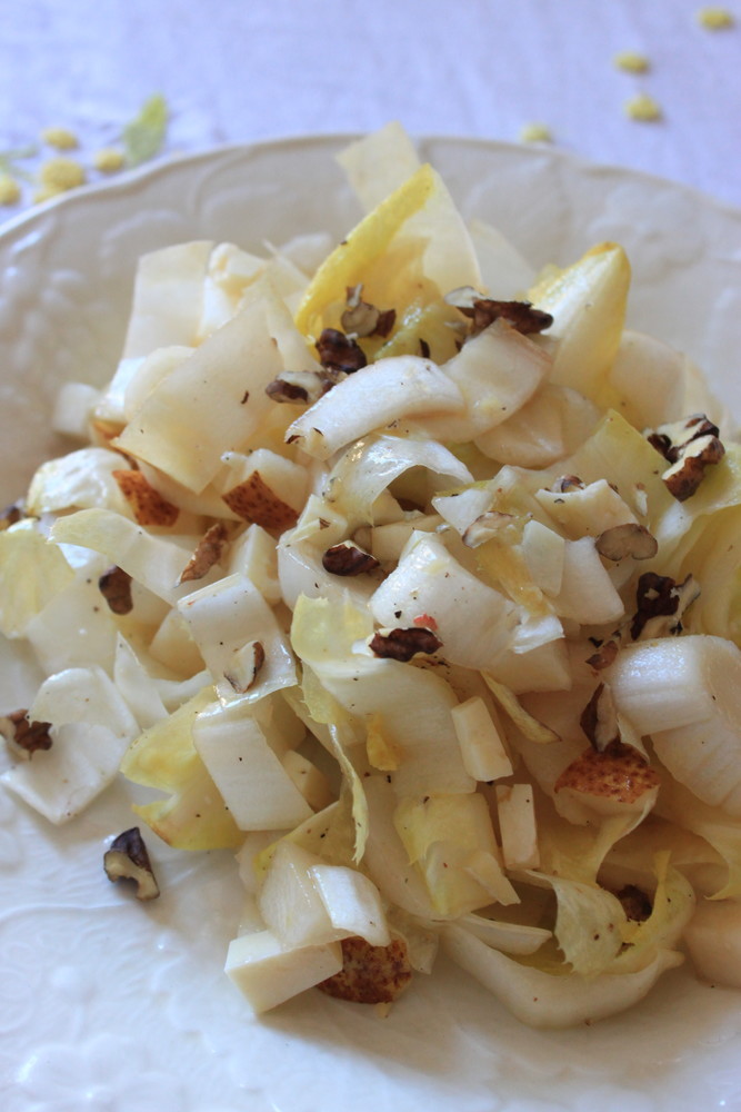 ベーコンとアンディーブのファルファッレのレシピ