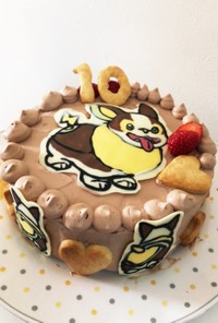 お誕生日ケーキ＊ワンパチ（ポケモン）
