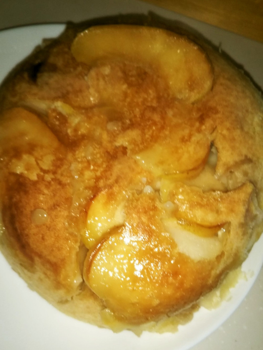 炊飯器◎豆腐のりんご（バナナ）ケーキの画像