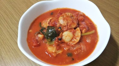 簡単トマトスープの写真