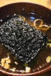 レトルト●海苔のせ味噌汁