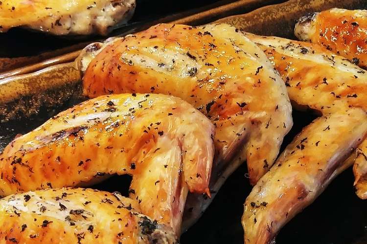 味付け簡単 手羽先のゆかりオーブン焼き レシピ 作り方 By あっちきちっち クックパッド 簡単おいしいみんなのレシピが360万品