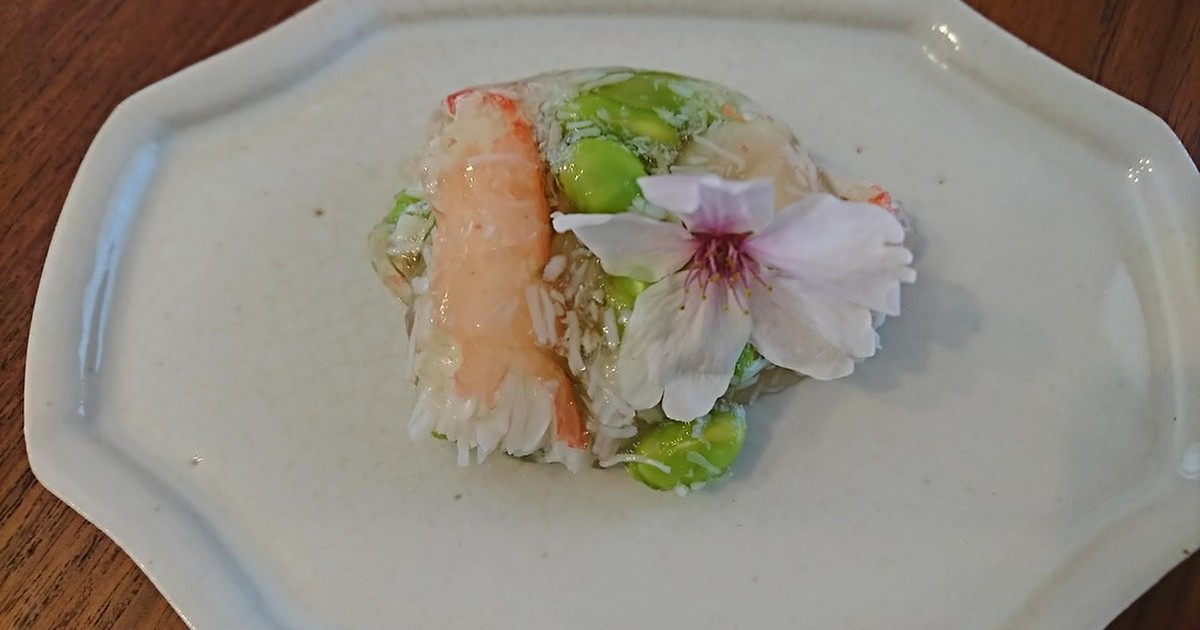 カニとホタテのゼリー寄せ 004 レシピ 作り方 By ズミオ クックパッド