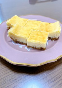☆グラタン皿で簡単チーズケーキ☆