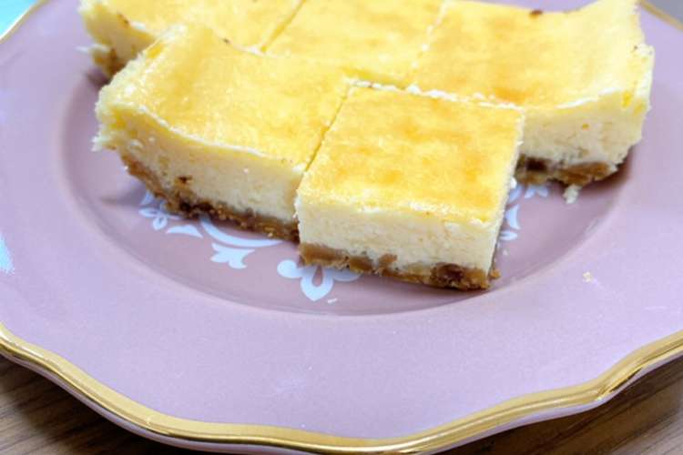 グラタン皿で簡単チーズケーキ レシピ 作り方 By にーちゃん クックパッド