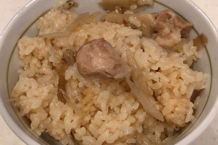 圧力鍋で 鶏肉とごぼうの 炊き込みご飯 レシピ 作り方 By クックまいななパパ クックパッド 簡単おいしいみんなのレシピが354万品