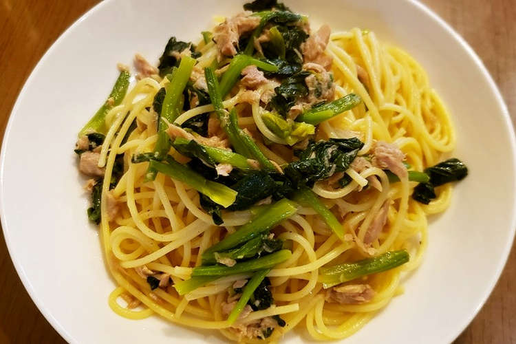 ほうれん草とツナの和風パスタ レシピ 作り方 By とんかつだいすき クックパッド 簡単おいしいみんなのレシピが377万品