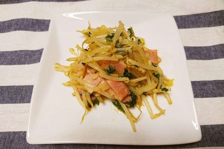 大葉とベーコンともやしのポン酢炒め レシピ 作り方 By ポテチ犬 クックパッド 簡単おいしいみんなのレシピが352万品