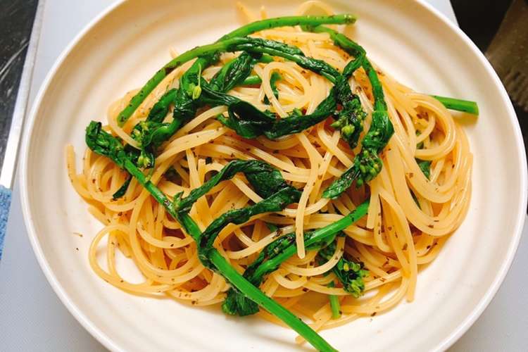 ゆかりバターと菜花の和風パスタ レシピ 作り方 By 藤井２１ クックパッド 簡単おいしいみんなのレシピが360万品