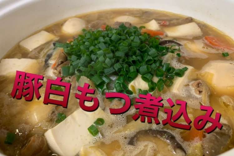 レシピ 白 モツ
