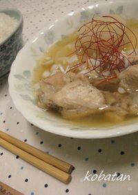 鶏手羽元の韓国スープ