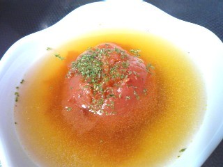 トマトまるごと冷たいスープの画像