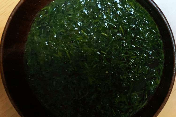 お湯を注ぐだけでヘルシーなアカモクのお汁 レシピ 作り方 By ぽーみゅー クックパッド 簡単おいしいみんなのレシピが361万品