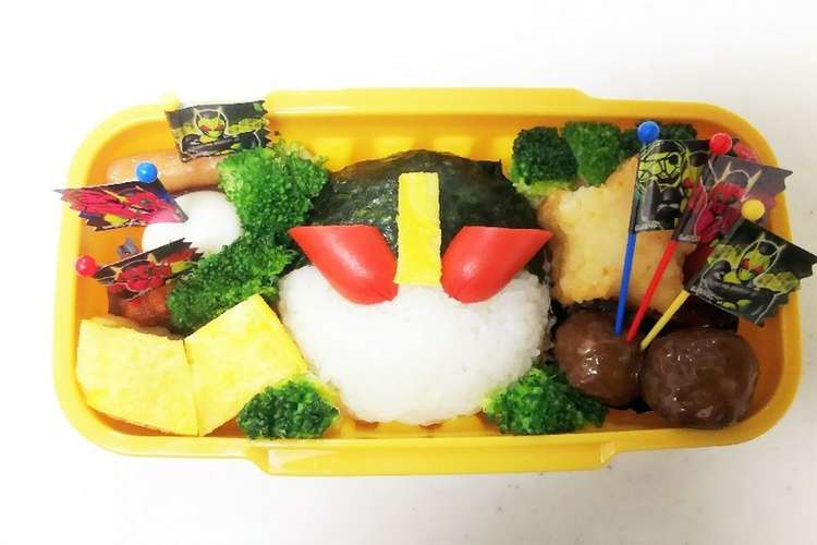 仮面ライダー電王 キャラ弁 レシピ 作り方 By ハルノン ママ クックパッド 簡単おいしいみんなのレシピが357万品