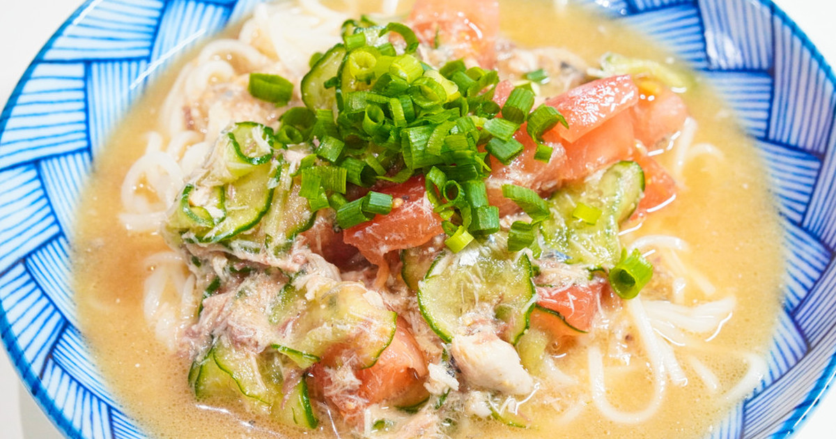 時短ダイエット サバ缶冷汁そうめん レシピ 作り方 By にゃんこ クックパッド 簡単おいしいみんなのレシピが360万品