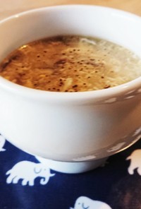 椎茸と玉ねぎのトロトロ卵スープ