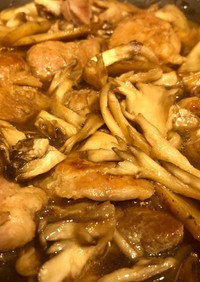 鶏とごぼうのバルサミコ酢煮