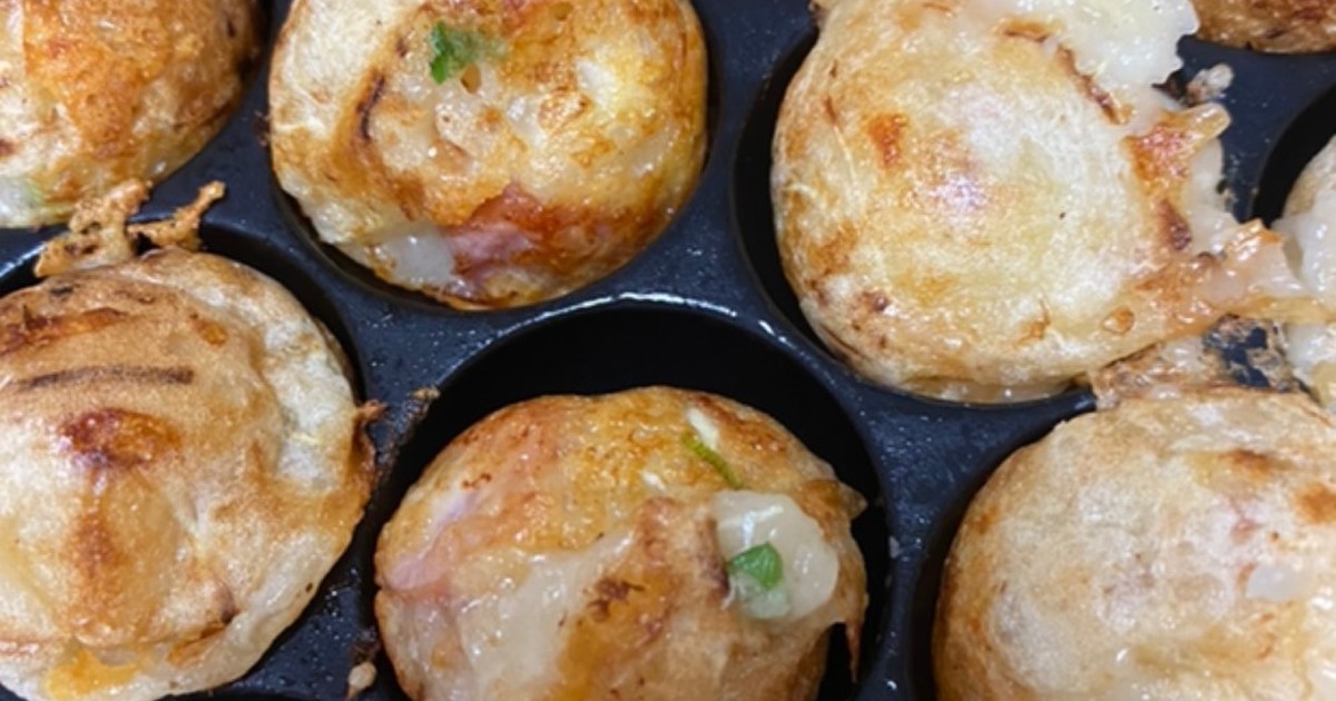 お好み焼き粉でたこ焼き 卵なし レシピ 作り方 By まなかわし クックパッド 簡単おいしいみんなのレシピが367万品