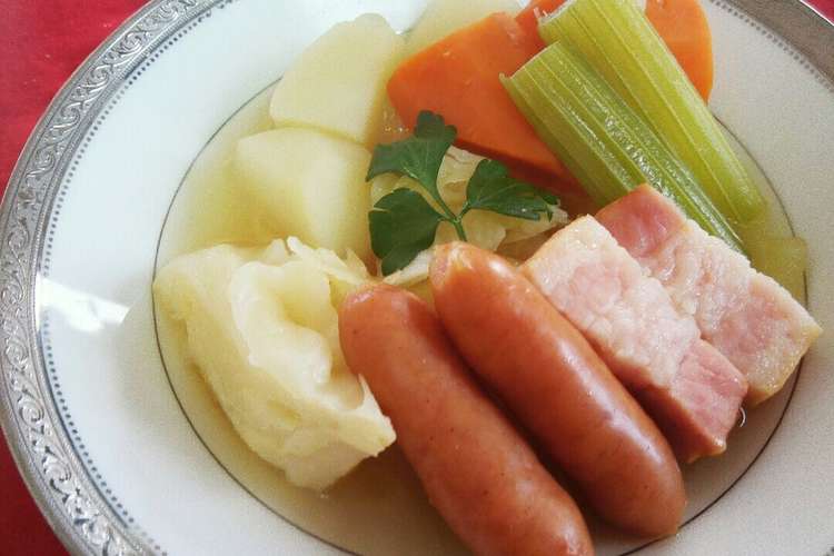 フランス料理野菜スープ ポトフ レシピ 作り方 By パティシエjunko クックパッド 簡単おいしいみんなのレシピが360万品