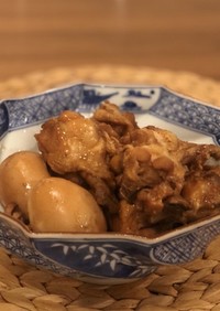 手抜きはヒミツ♩鶏手羽のポン酢煮　圧力鍋