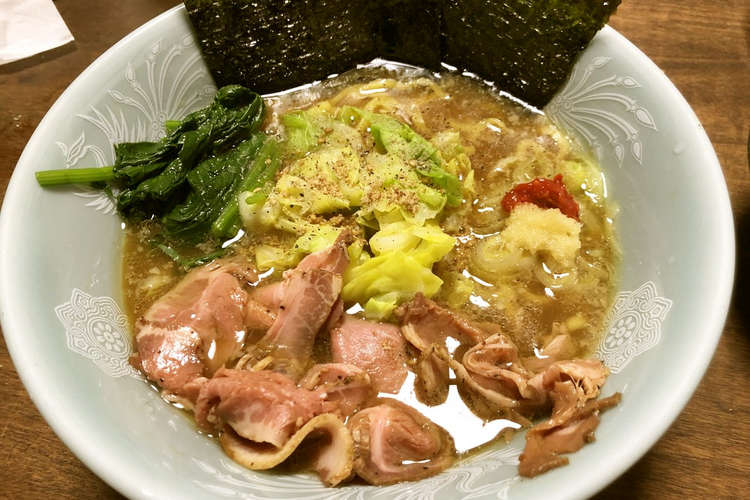 家家系ラーメン レシピ 作り方 By Maruthai クックパッド