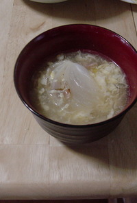 玉ねぎベーコーン卵スープ