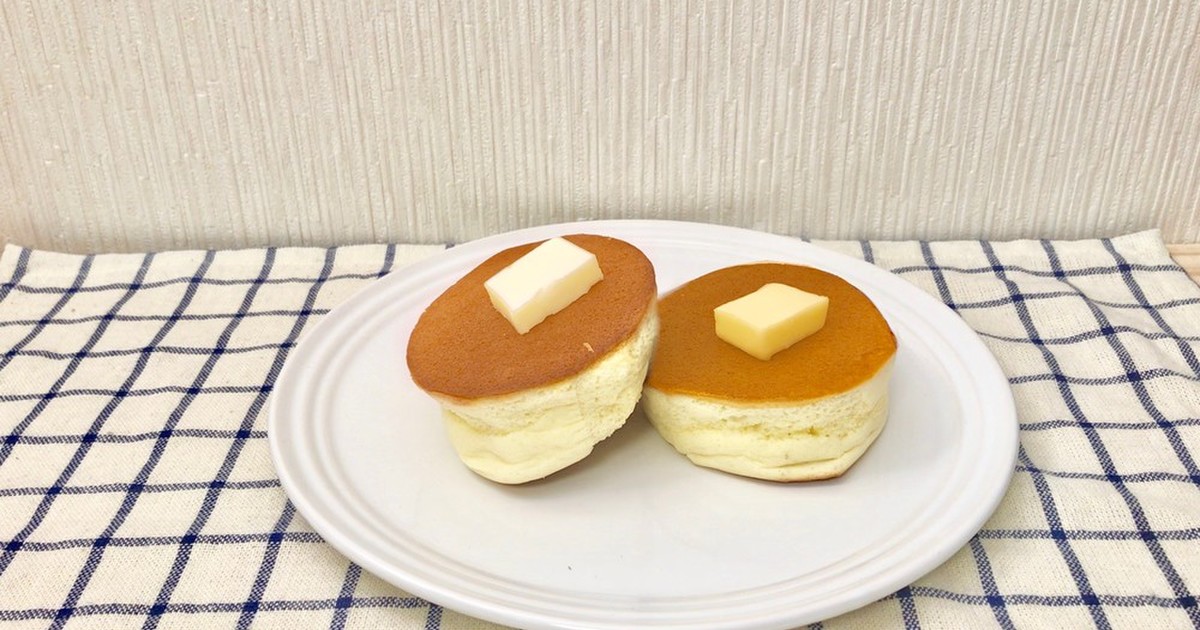 スフレパンケーキをホットケーキミックスで レシピ 作り方 By Takumi13 クックパッド 簡単おいしいみんなのレシピが355万品