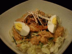 マヨキムチうどん