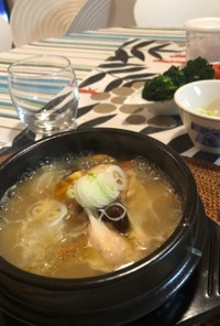 圧力鍋で簡単美味しい『参鶏湯』