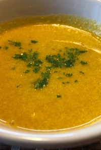 豆乳南瓜スープ