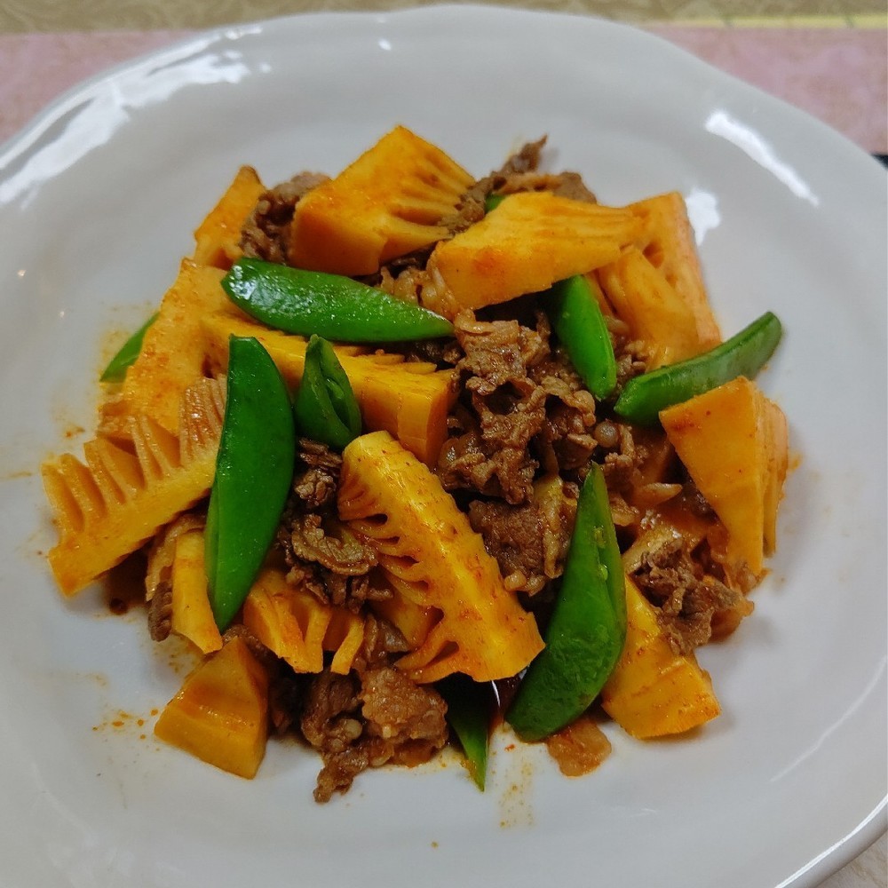 牛肉とたけのこのピリ辛煮 レシピ 作り方 By 68みっちゃん クックパッド 簡単おいしいみんなのレシピが353万品