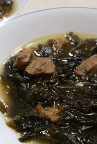 韓国人妻の韓国わかめスープ
