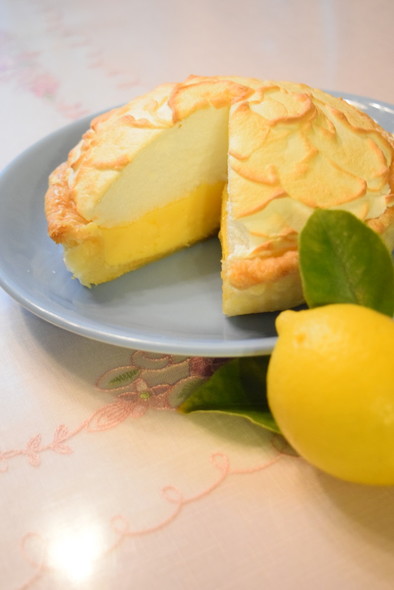 応用編❀手作りパートブリゼのレモンパイの写真